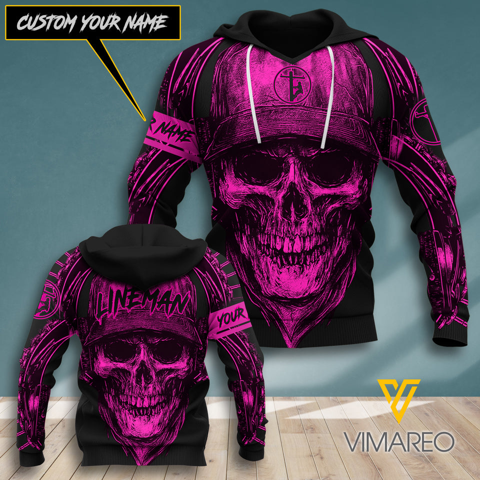 PERSONALIZED LINEMAN HOODIE 3D PRINTED SEP-DT29