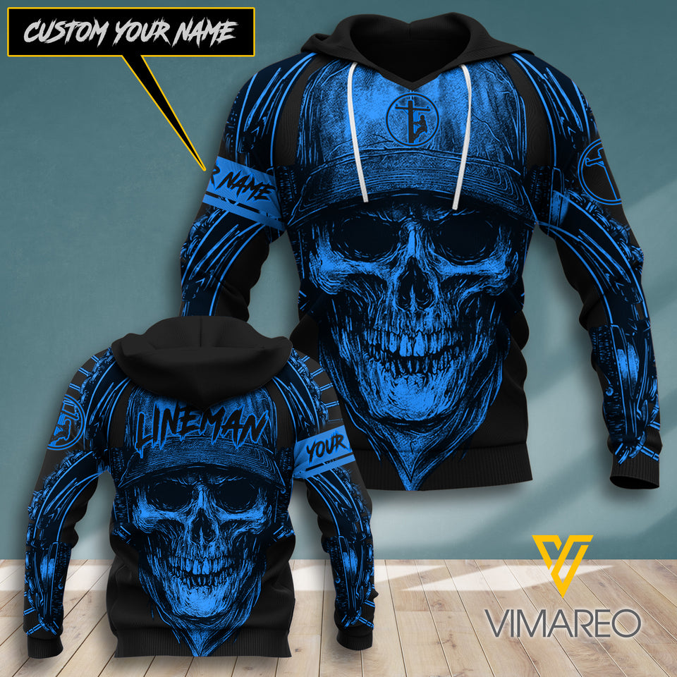 PERSONALIZED LINEMAN HOODIE 3D PRINTED SEP-DT29