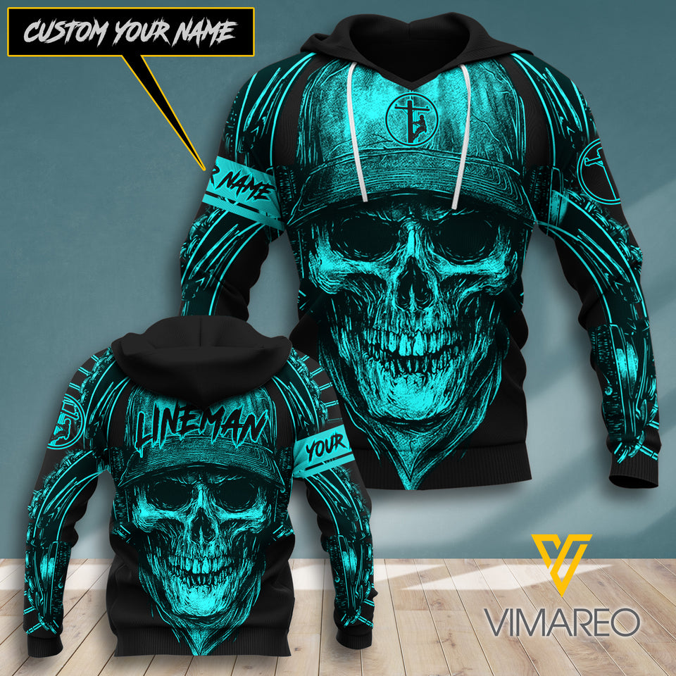 PERSONALIZED LINEMAN HOODIE 3D PRINTED SEP-DT29