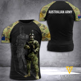 AUSTRALIAN ARMY TSHIRT 3D PRINTED MAY-DT12
