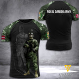 DENMARK ARMY TSHIRT 3D PRINTED MAY-DT12