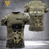 FRENCH ARMY CAMO TSHIRT PRINTED JUE-QH17