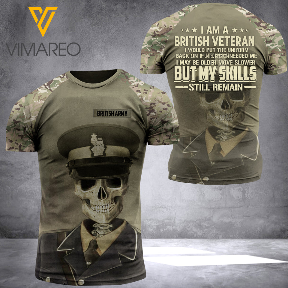 BRITISH ARMY CAMO TSHIRT PRINTED JUE-QH17
