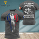 France Welder TSHIRT 3D PRINTED AUG-MQ31