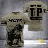PERSONALIZED WELDER TSHIRT 3D PRINTED