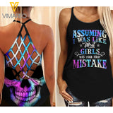 Most Girl Criss-Cross Open Back Camisole Tank Top MAR-DT25