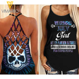 July Girl Criss-Cross Open Back Camisole Tank Top MAR-DT17