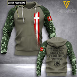 PERSONALIZED Danish ARMY HOODIE PRINTED APR-DT14