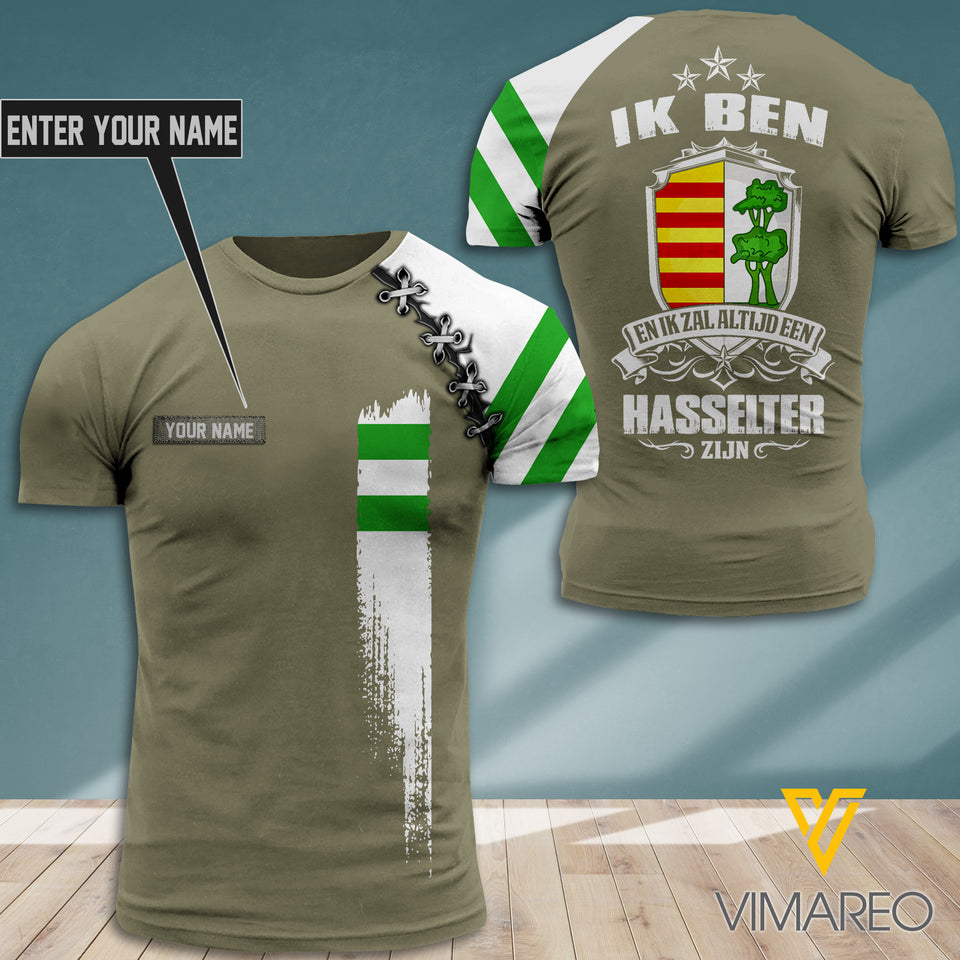 PERSONALIZED Hasselter TSHIRT 3D PRINTED JUL-DT24