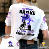 MY BROOM BROKE BARREL GIRL SHIRT