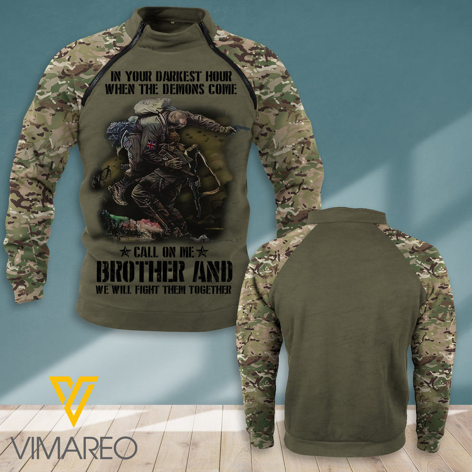 BRITISH SOLDIER TACTICAL SWEATSHIRT OUTDOOR WARM JUE-QH10