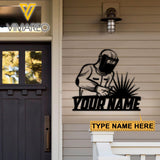 Personalized Welder Cut Metal Sign SEP-MQ13