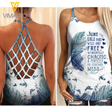VMMH JUNE GIRL Criss-Cross Open Back Camisole Tank Top MAR-QH11