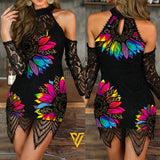 KHMD SUNFLOWER Women's Dress 2206