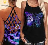 KHMD FEBRUARY GIRL Criss-Cross THICK THIGHS Tank Top Legging