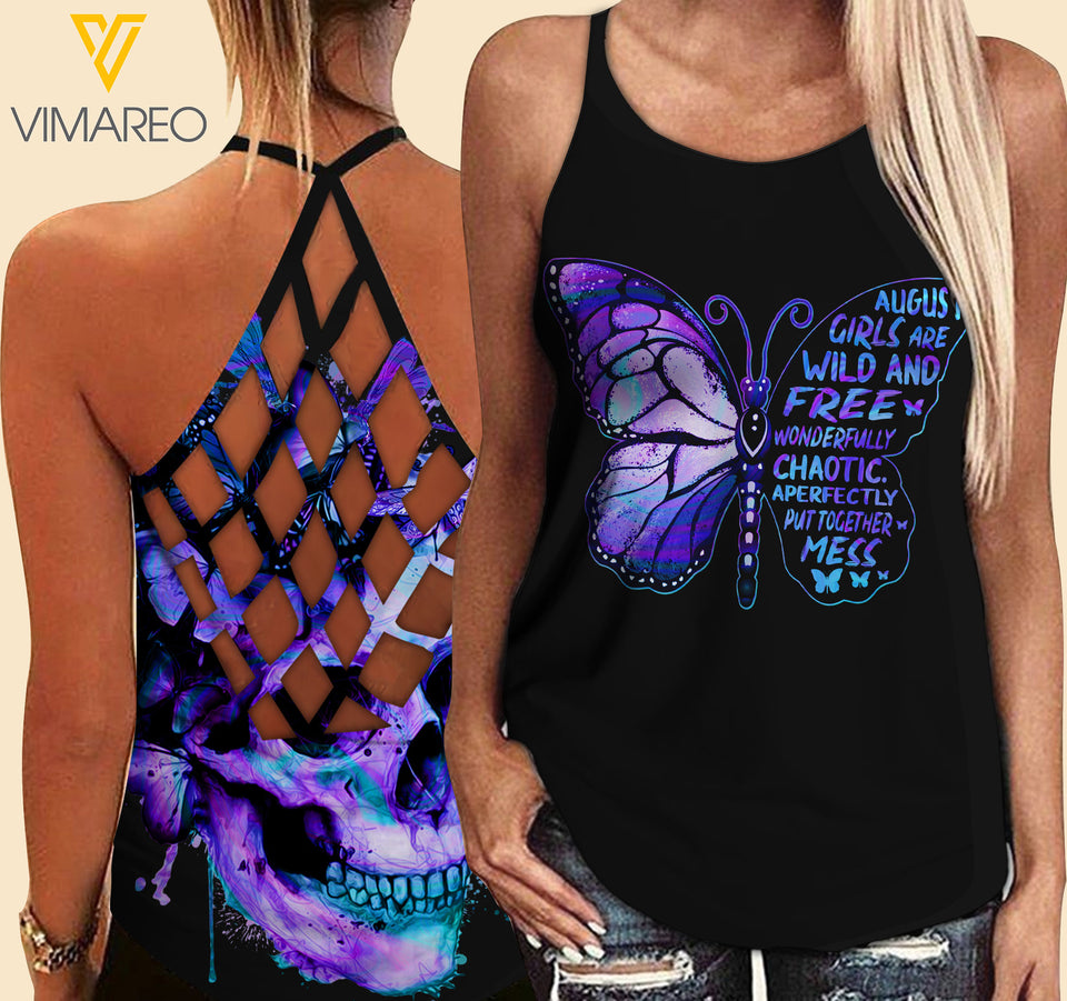 KHMD AUGUST GIRL Criss-Cross CHAOTIC Tank Top Legging