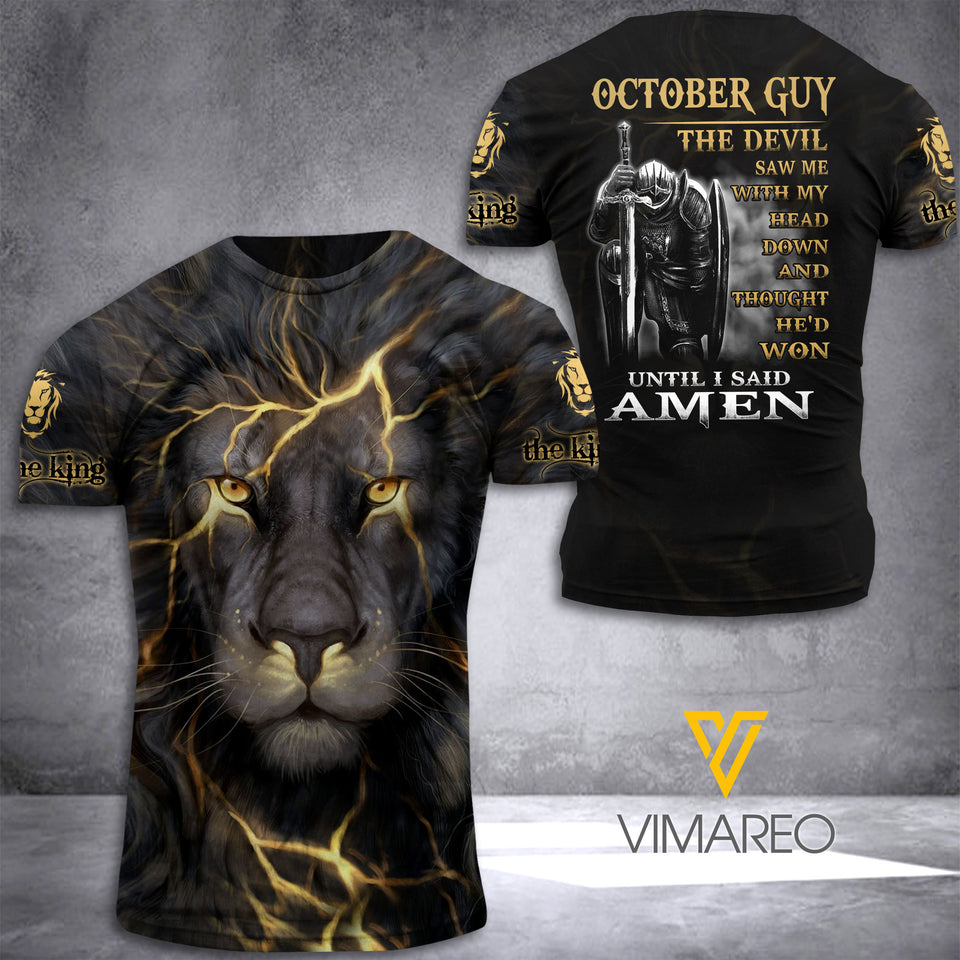 KHMD OCTOBER GUY AMEN Tshirt 1506