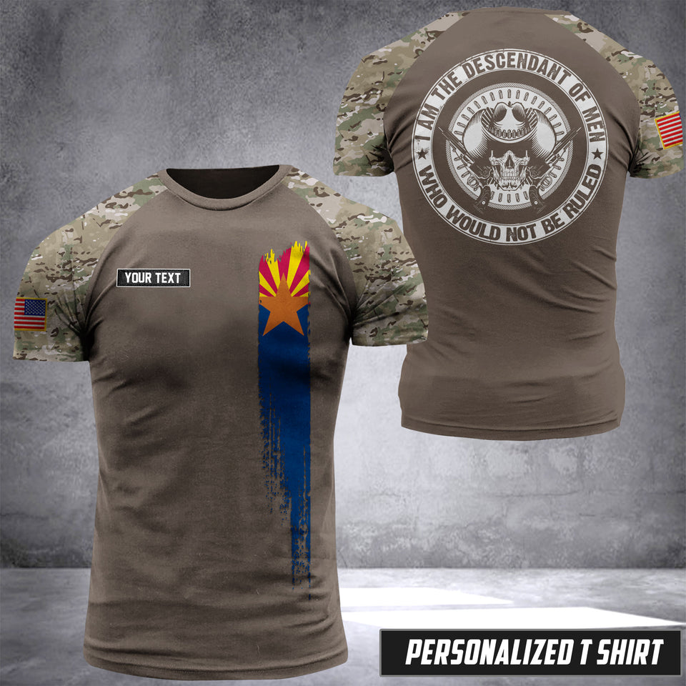 KHMD Customized RULED ARIZONA 3D Printed Shirt 0505