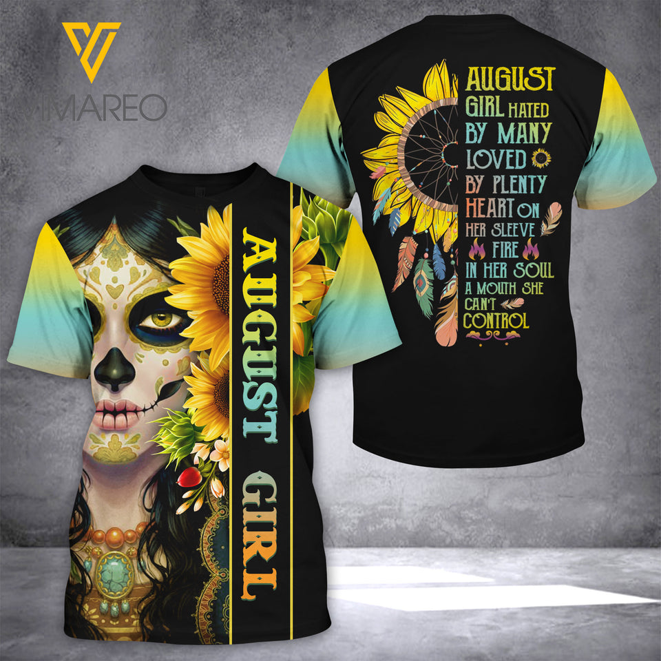 KHMD AUGUST GIRL CONTROL T SHIRT 3D PRINTED