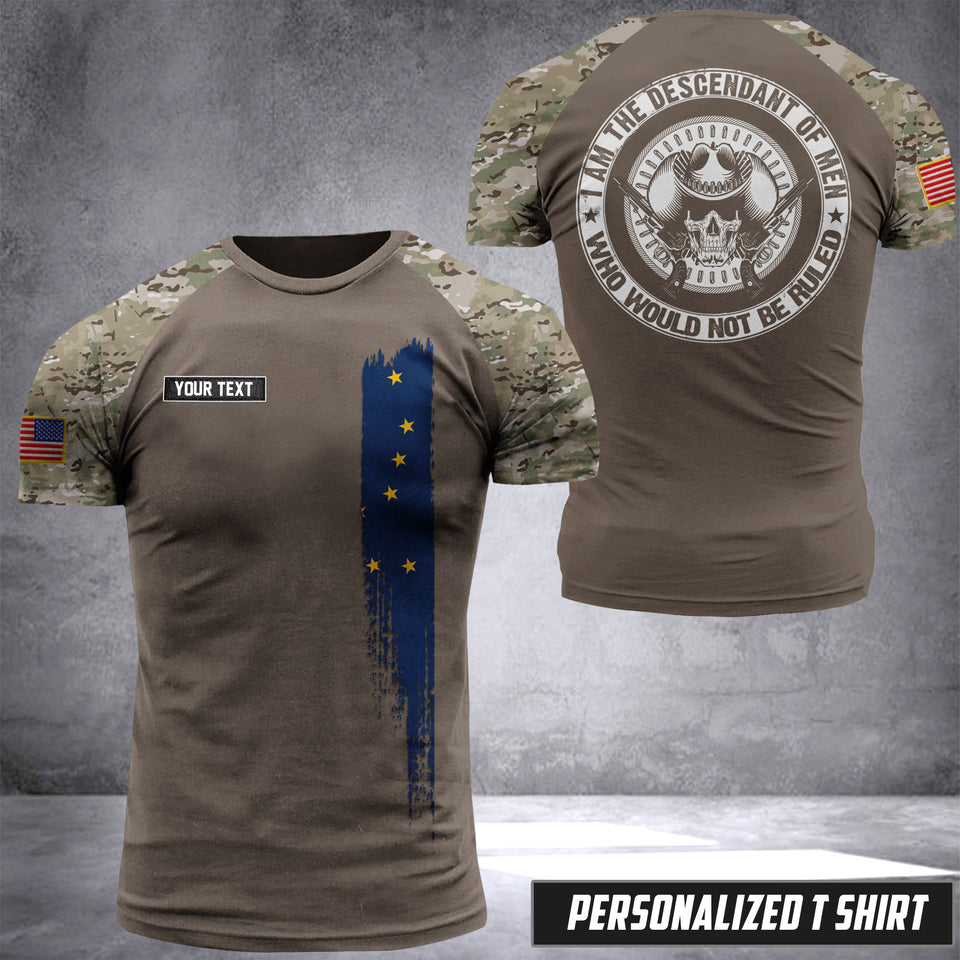 KHMD Customized RULED ALASKA 3D Printed Shirt 0505