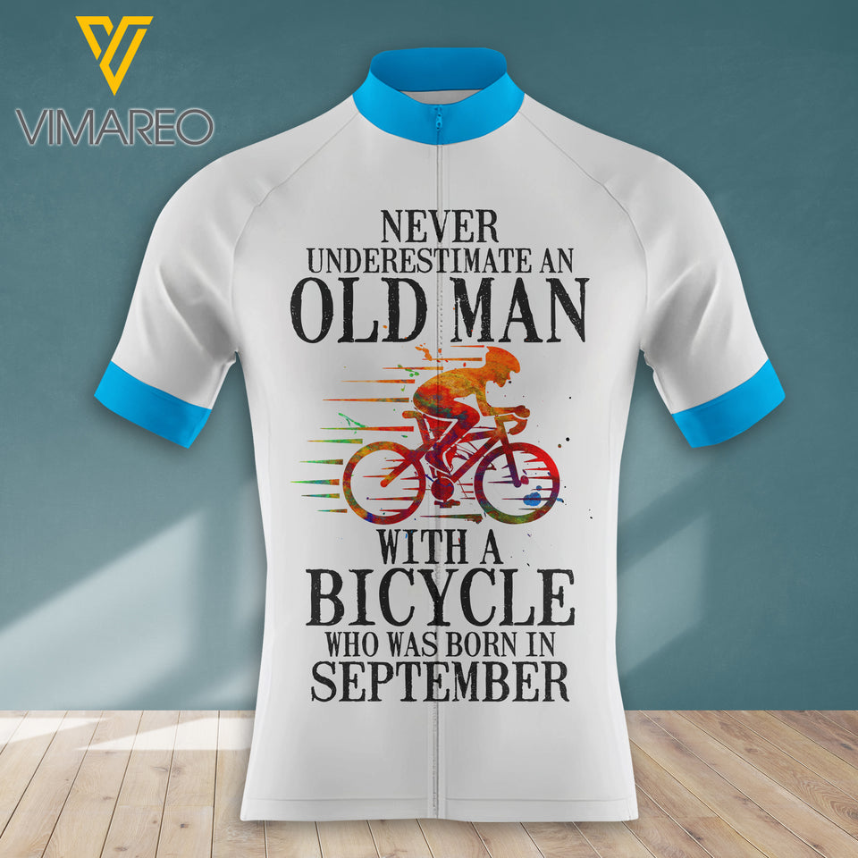 KHMD CYCLING BORN IN SEPTEMBER MEN'S 3D PRINTED