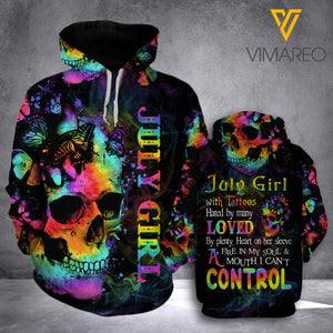LKH JULY GIRL CHAOTIC HOODIE 3D PRINTED HTQ2602