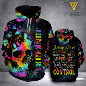 LKH JUNE GIRL CHAOTIC HOODIE 3D PRINTED HTQ2602