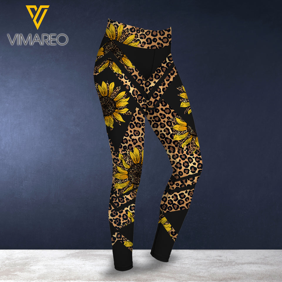 KHMD JUNE GIRL Criss-Cross CHAOTIC TOGETHER Tank Top Legging