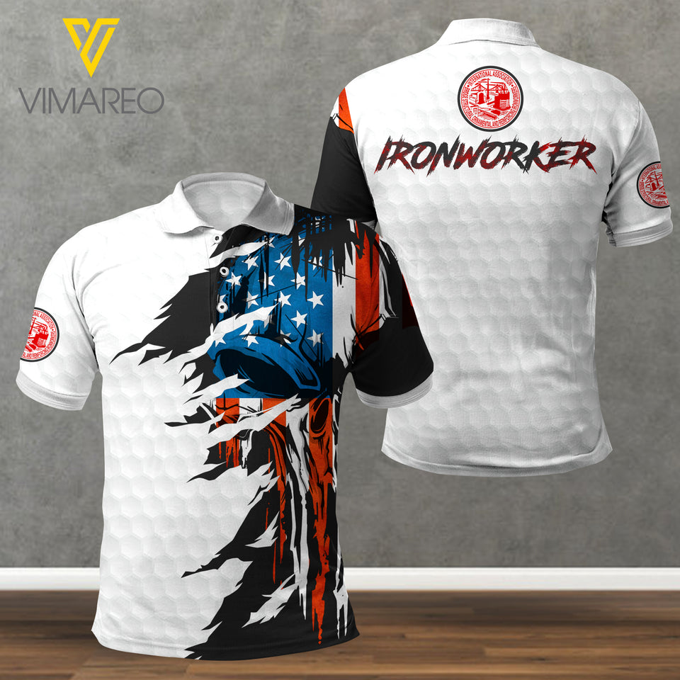 KHMD IRONWORKER POLO SHIRT 3D PRINTED 1205