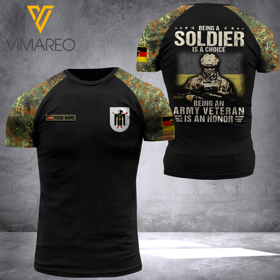 KHMD Customized SOLDIER MUCHEN 3D Printed Shirt 1305