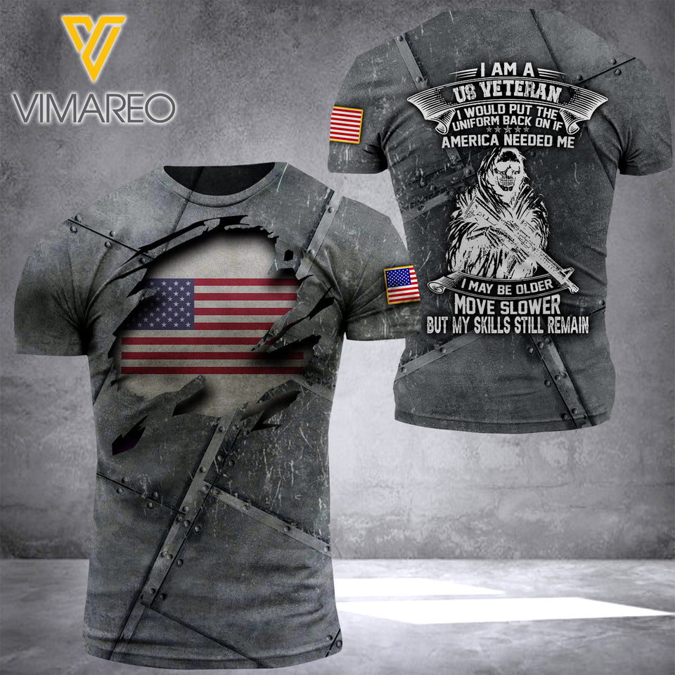 KHMD US REMAIN T SHIRT 3D PRINTED 1405