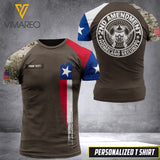 KHMD Customized HOMELAND TEXAS 3D Printed Shirt 0505