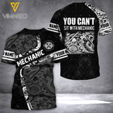KHMD MECHANIC CUSTOMIZE T SHIRT 3D PRINTED 1506