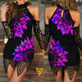 KHMD SUNFLOWER Women's Dress 1706