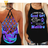 KHMD GOOD GIRL malibu Criss-Cross CHAOTIC Tank Top Legging