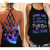 KHMD AUGUST GIRL  Criss-Cross CHAOTIC Tank Top Legging
