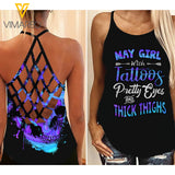 KHMD MAY GIRL  Criss-Cross CHAOTIC Tank Top Legging