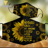NOVEMBER GIRL SUNFLOWER MASK TNMA1409