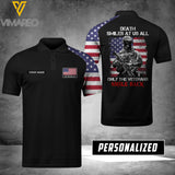 veteran PERSONALIZED POLO SHIRT 3D PRINTED TMT