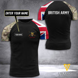 british army CUSTOMIZE T SHIRT 3D PRINTED DKA