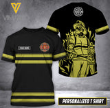firefighter CUSTOMIZE T SHIRT 3D PRINTED TL ARMOR