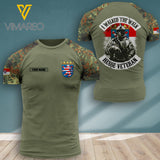 hesse veteran CAMO CUSTOMIZE T SHIRT 3D PRINTED walk