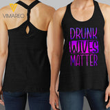 Drunk Wife Matter Twist Back Tank