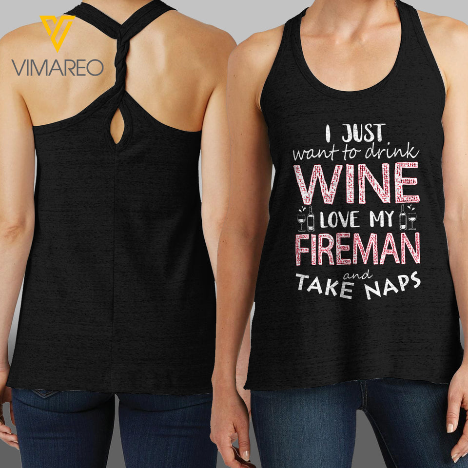 Wine and Fireman Lover Twisted back