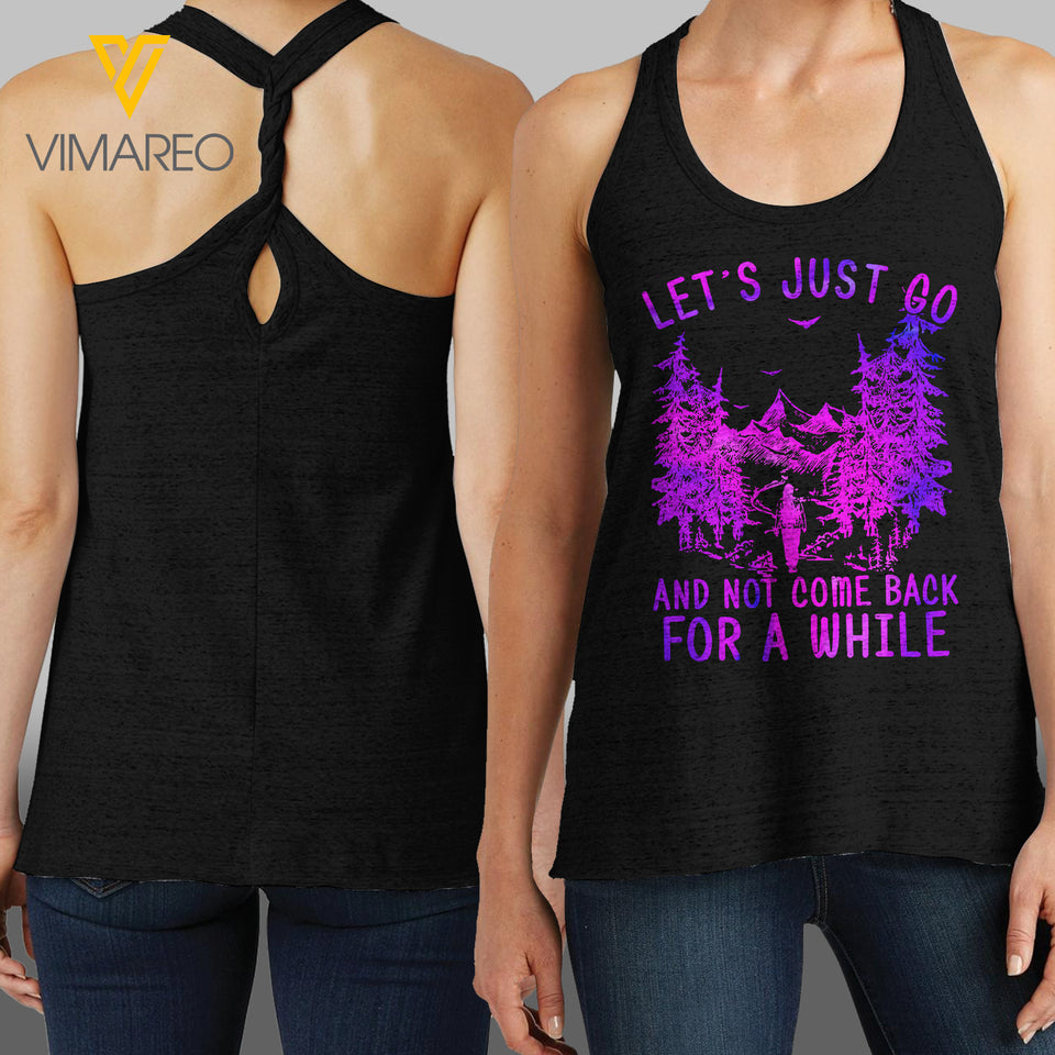 Go Hiking Ladies Cosmic Twisted Back Tank