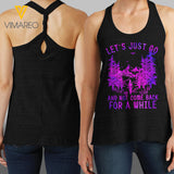 Go Hiking Ladies Cosmic Twisted Back Tank