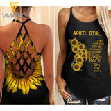 APRIL GIRL CRISS-CROSS OPEN BACK CAMISOLE TANK TOP