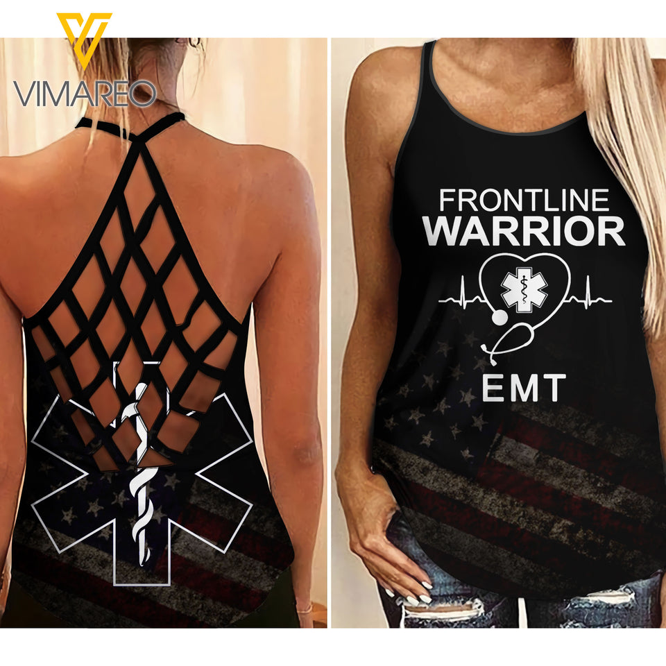 EMT CRISS-CROSS TANK TOP/LEGGING