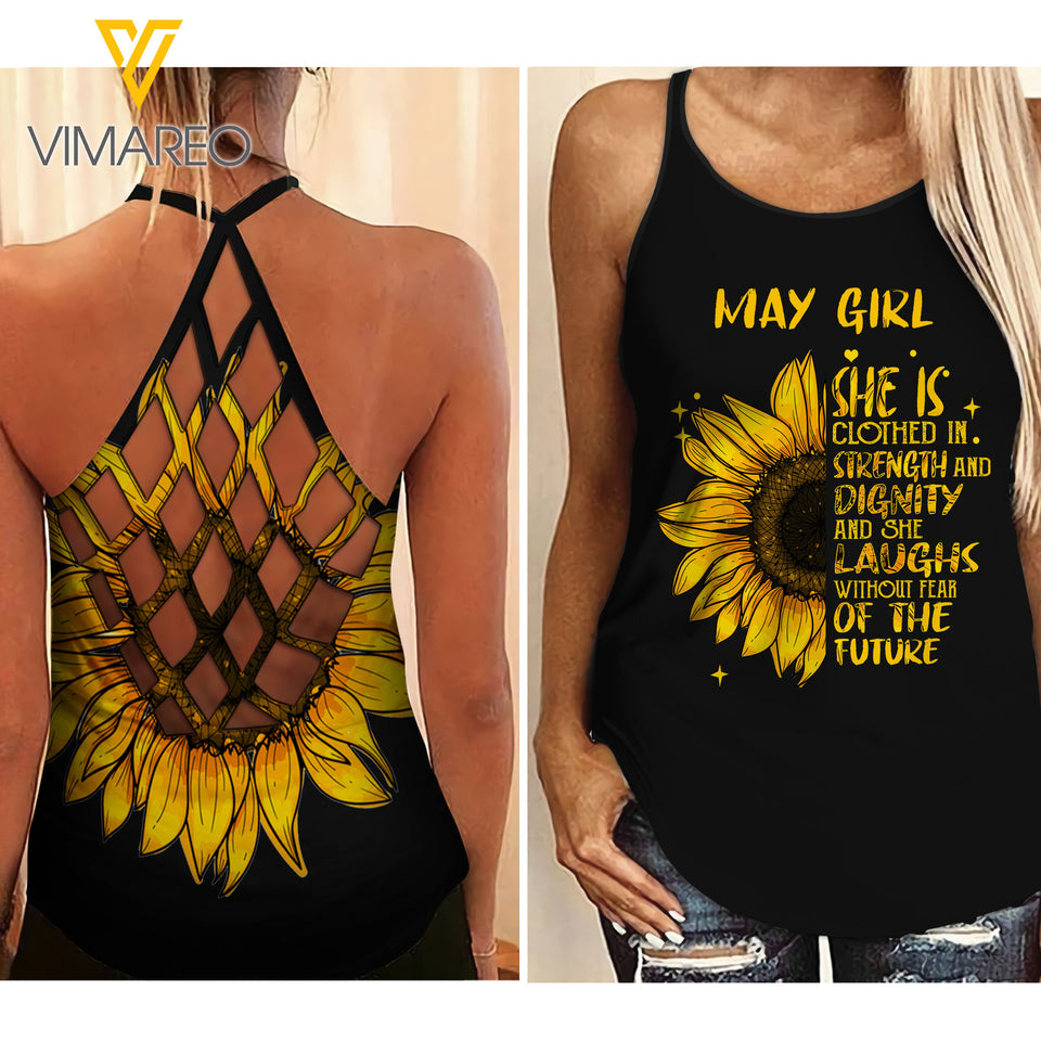 MAY GIRL CRISS-CROSS TANK TOP