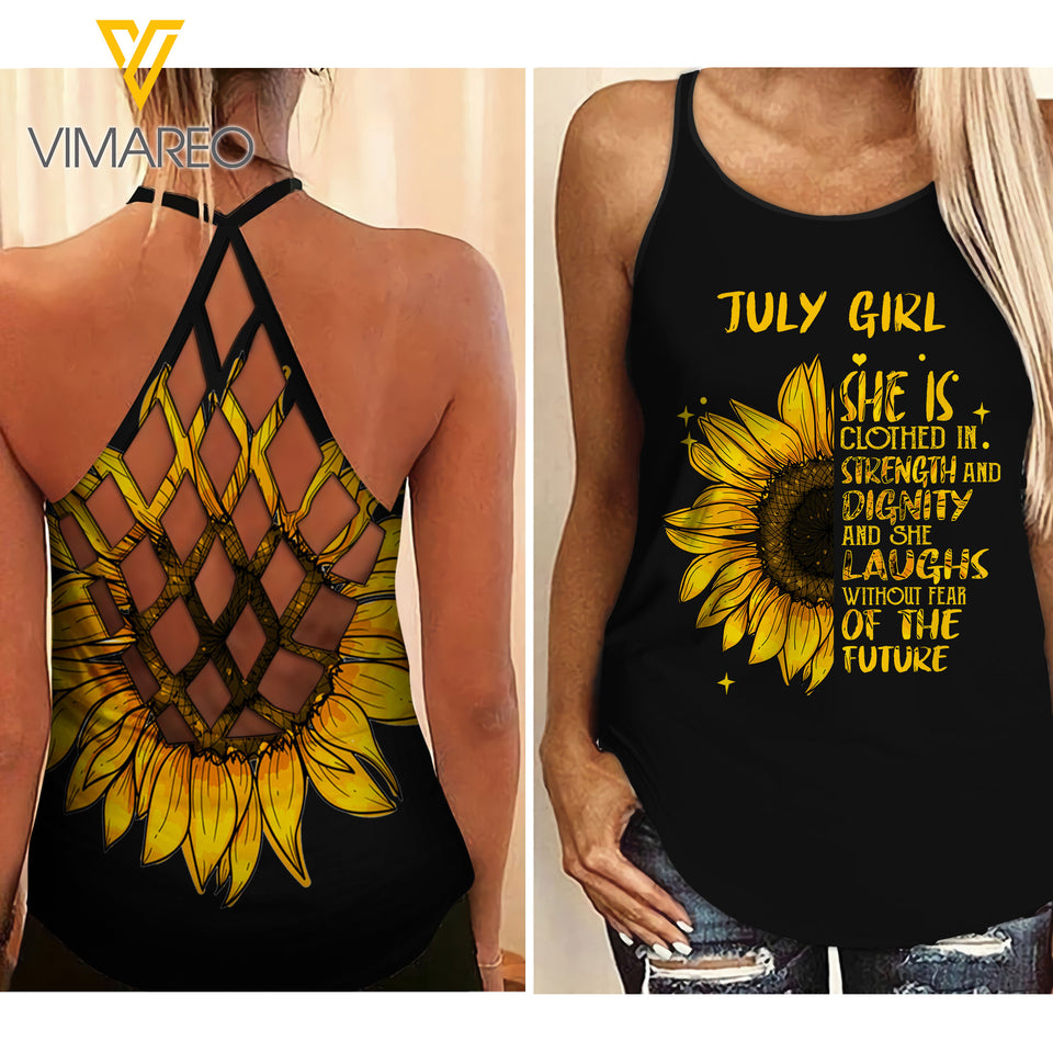 JULY GIRL CRISS-CROSS TANK TOP
